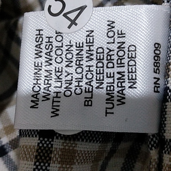 Daniel Cremieux Blue and Beige Plaid Casual Button Down Shirts - Picture 14 of 16